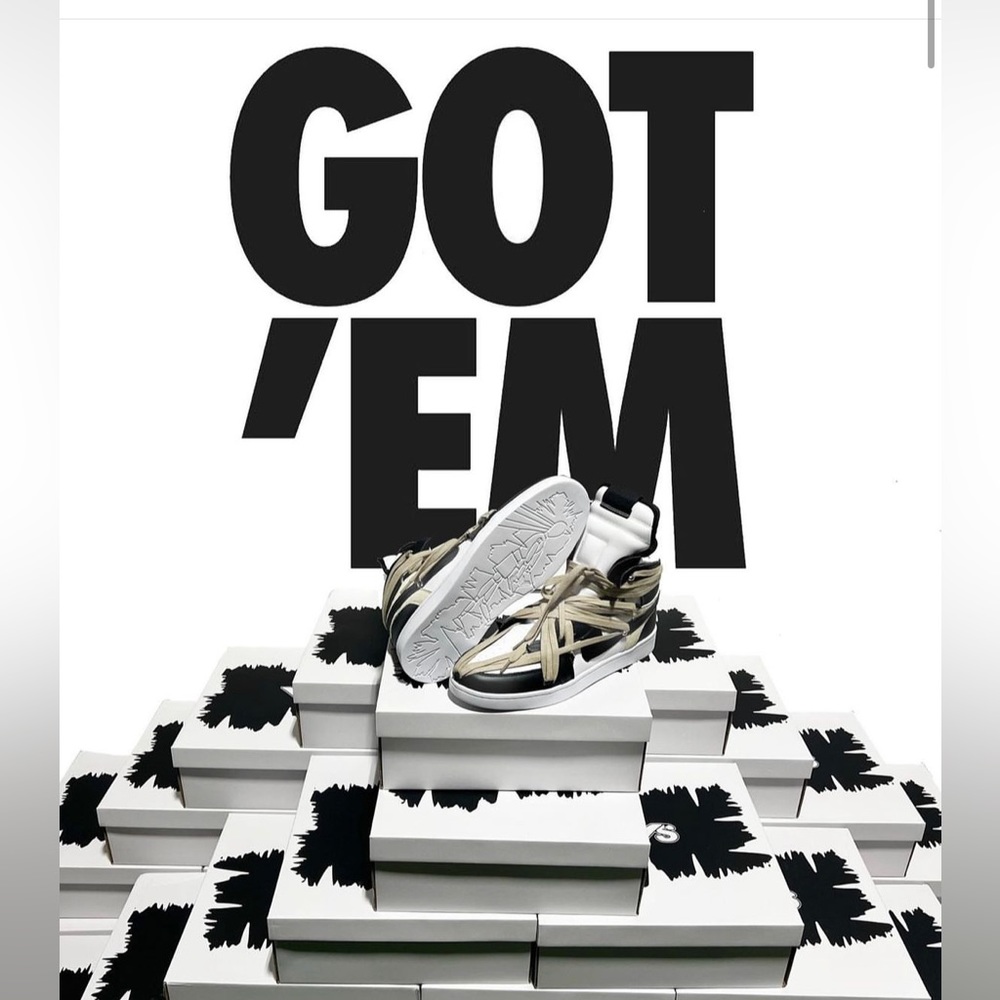 Rick Owens Inspired Vogal Stand Colorway Limited Edition Sneaker 🔥🔥🔥🔥🔥🔥